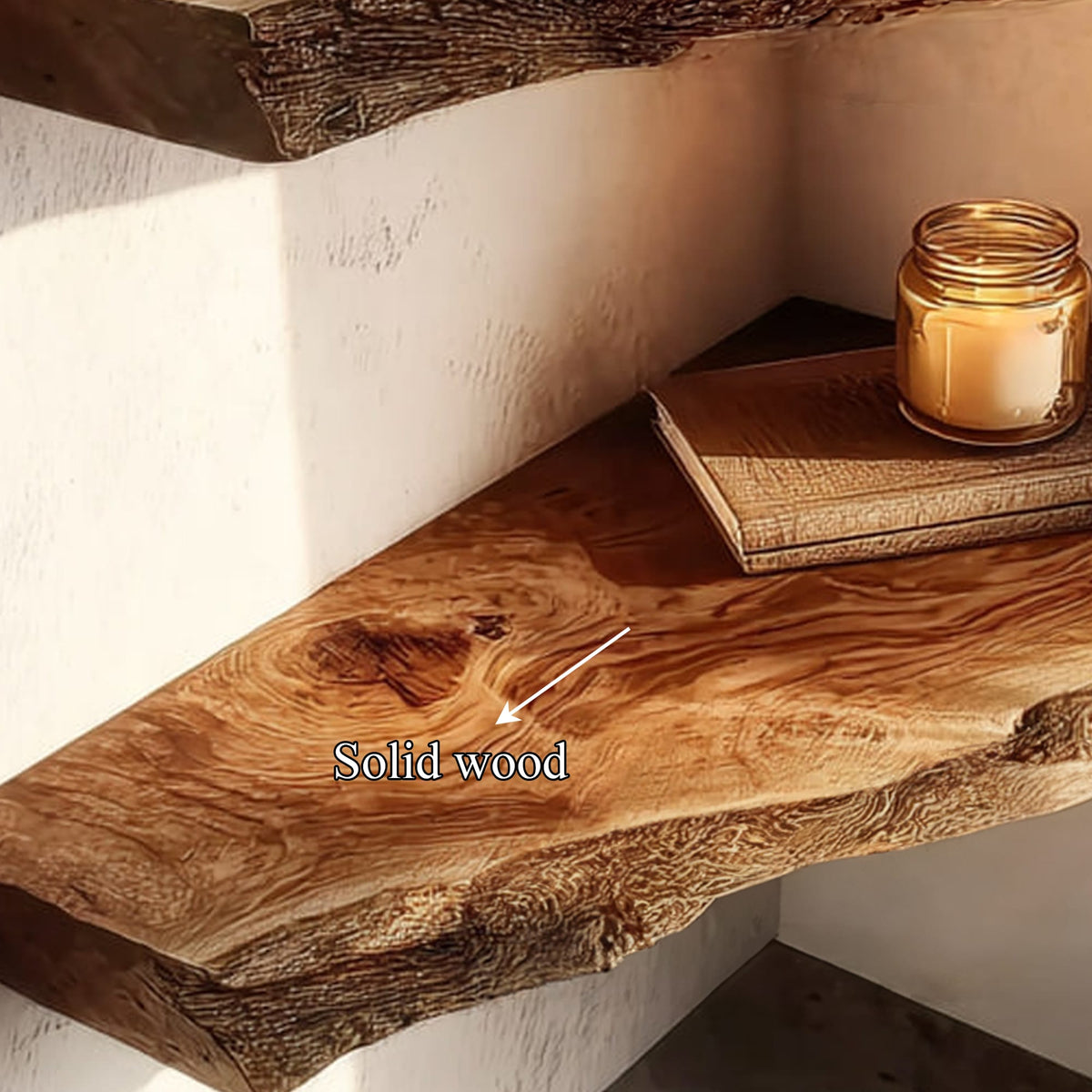 Floating Hanging Bookshelf