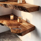 Live Edge Dining Bookshelf