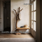Sculptural Solid Minimal Bench