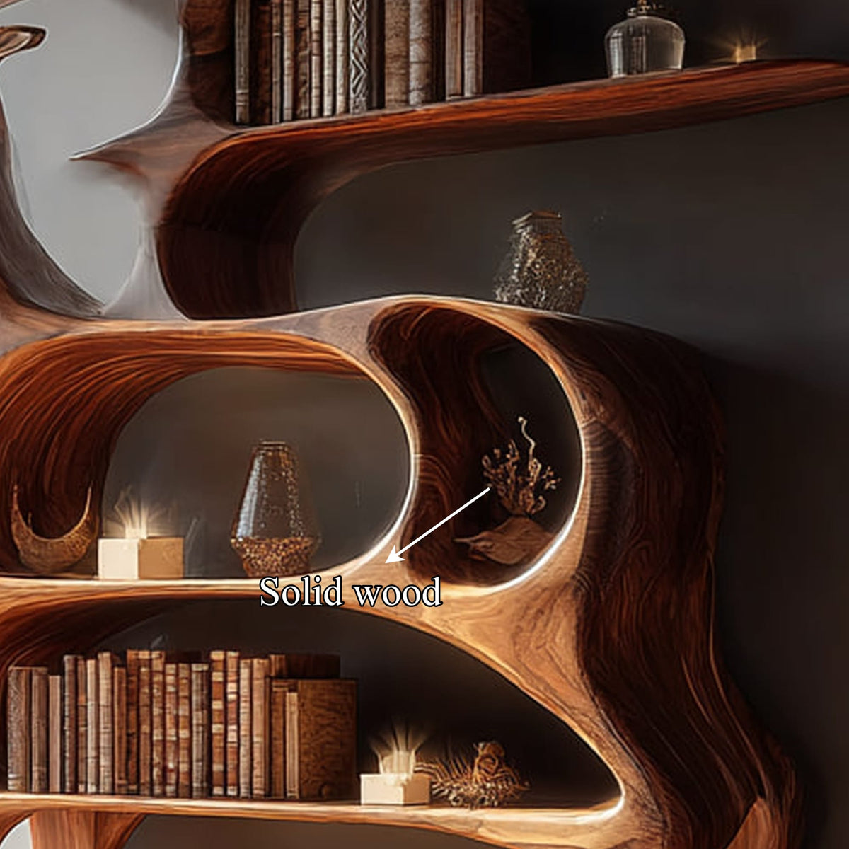 Deer Wall Bookshelf