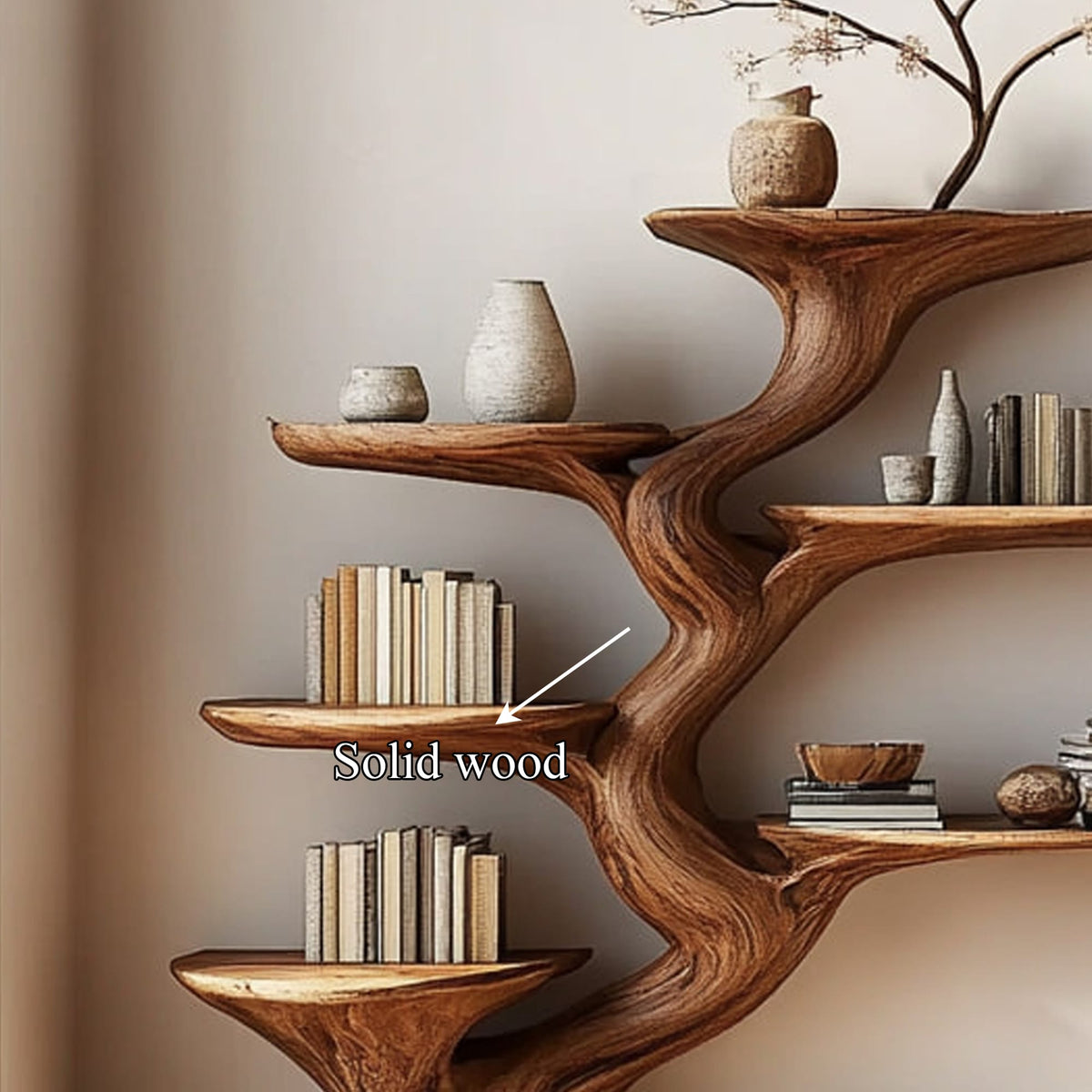 Sculptural Storage Tree Bookshelf