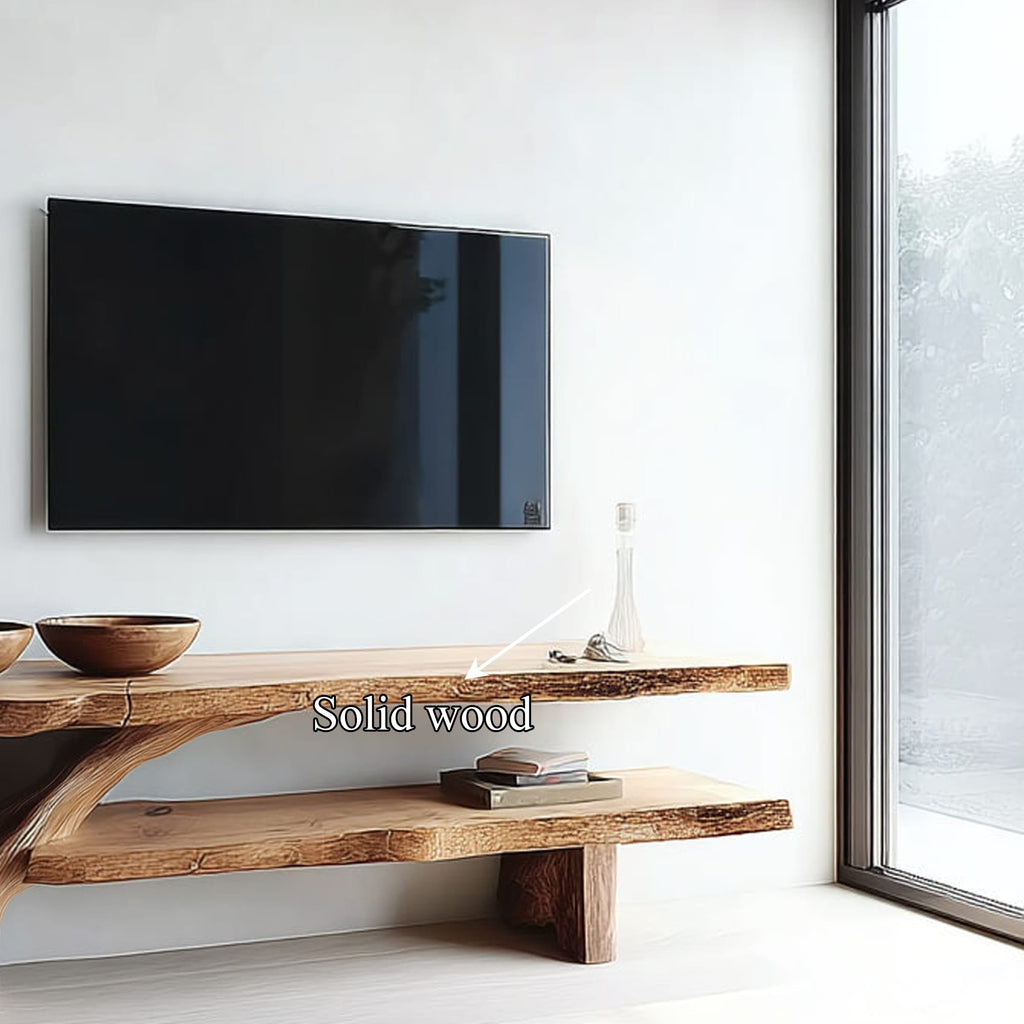 Sculpted Solid TV Cabinet