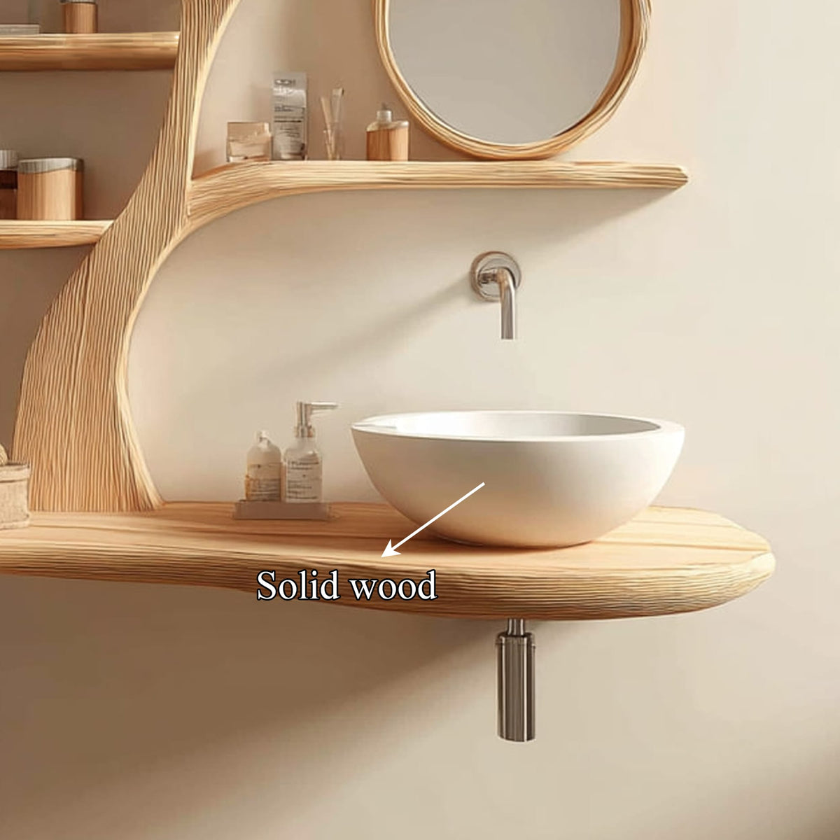 Trunk Live Edge Vanity