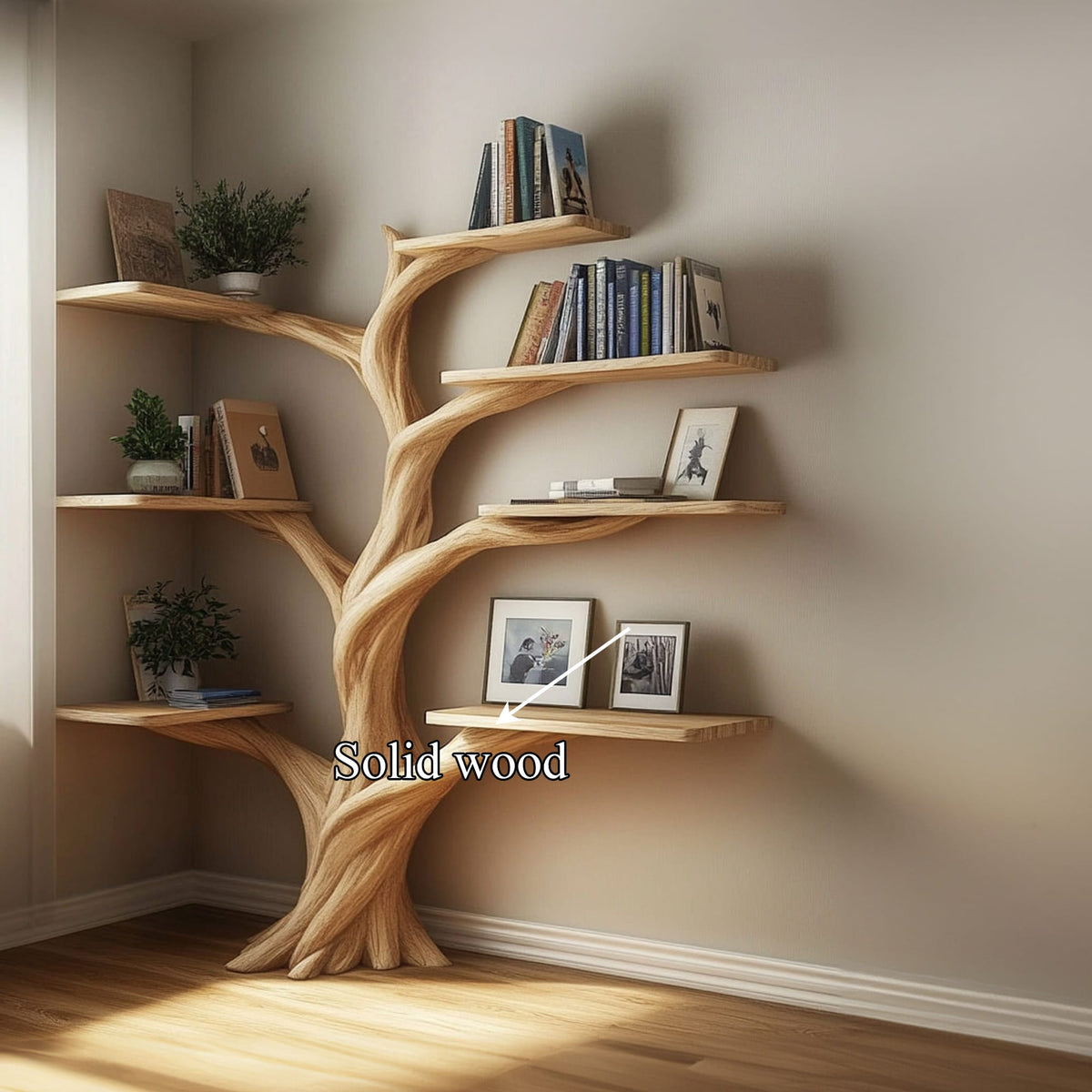 Floating Cozy Bookshelf