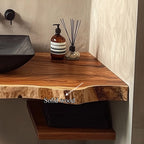 Mid Century Floating Mounted Vanity