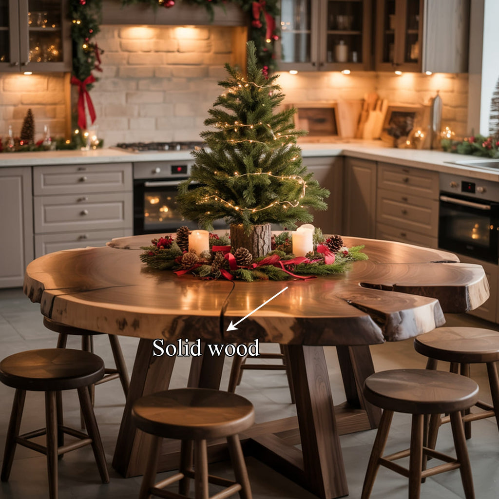 Kitchen Live Edge Dining Table