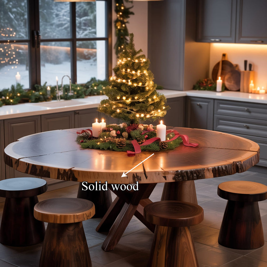 Solid Centerpiece Dining Table