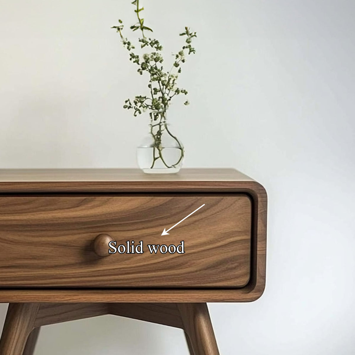 Sculptural Geometric Side Table