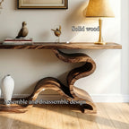 S-curve Curved Console Table
