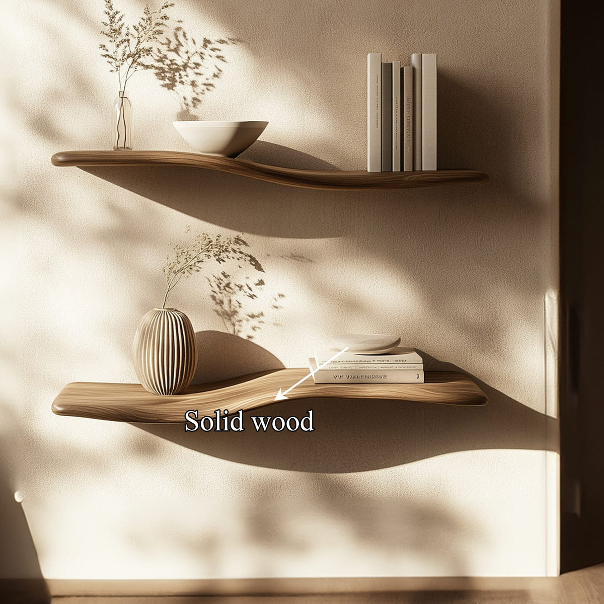 Curved Floating Shelf