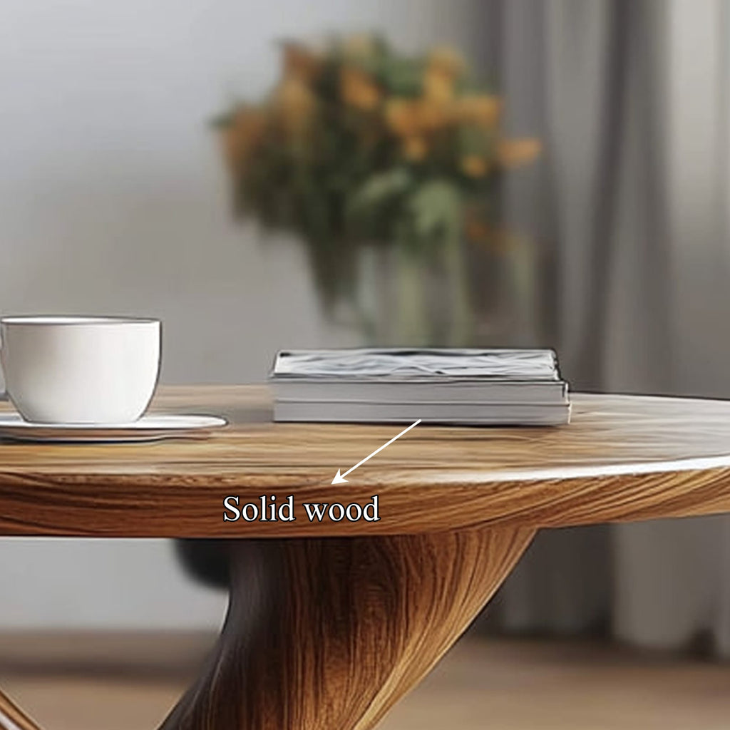 Mid Century Twist Sculptural Coffee Table