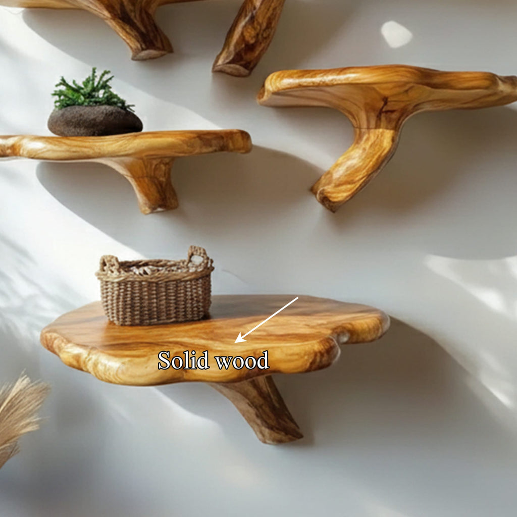 Modern Gothic Mid Century Floating Shelf