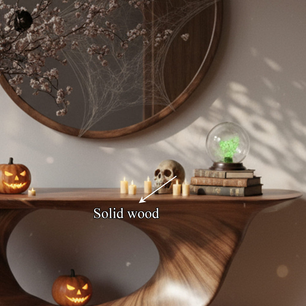 Gothic Mid Century Console Table