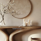 Sculptural Welcome Console Table