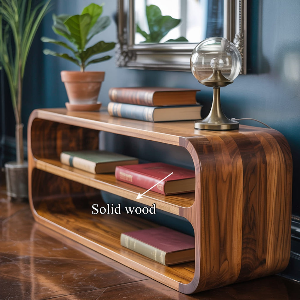 Mid Century Curved Sideboard