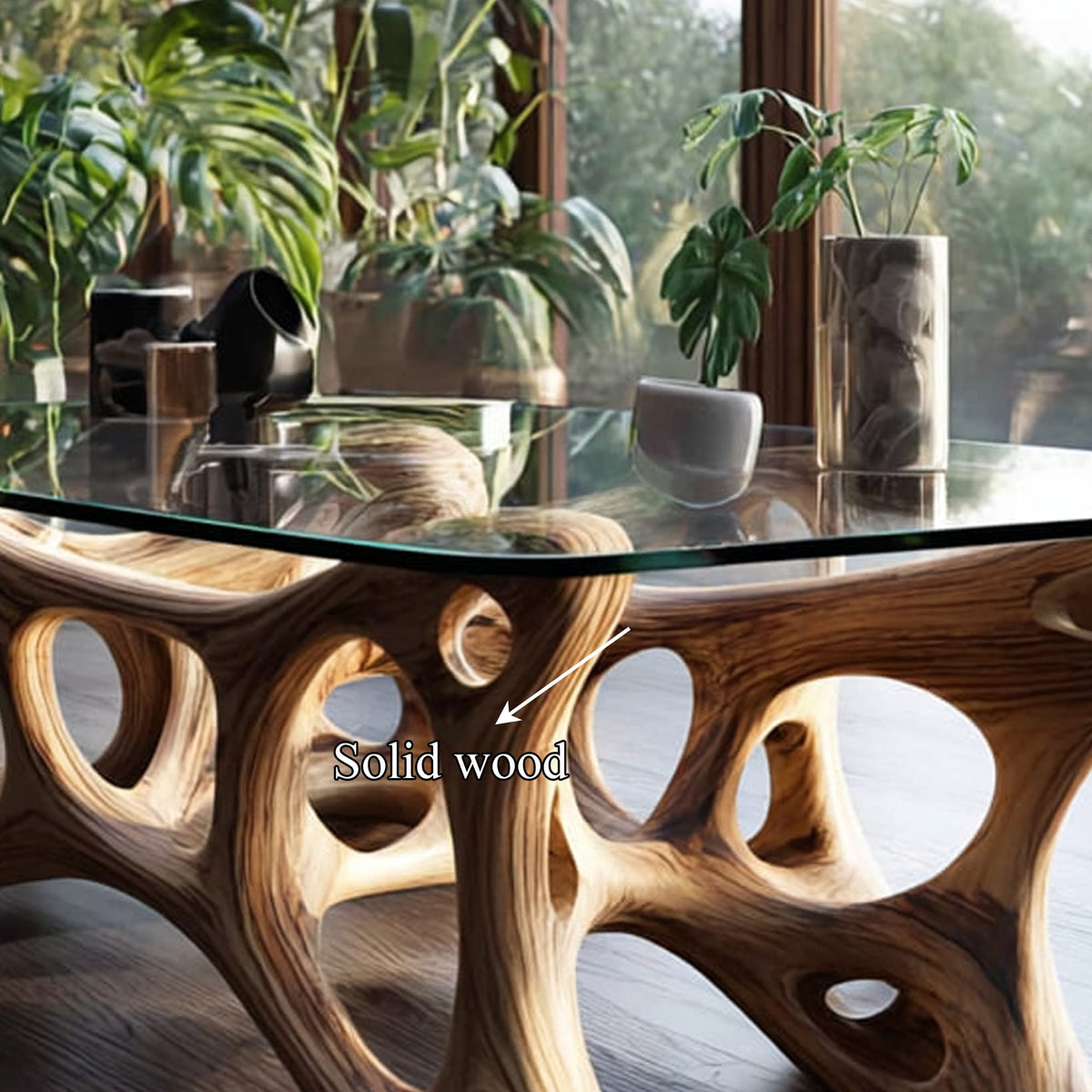 Mid Century Sculptural Center Coffee Table