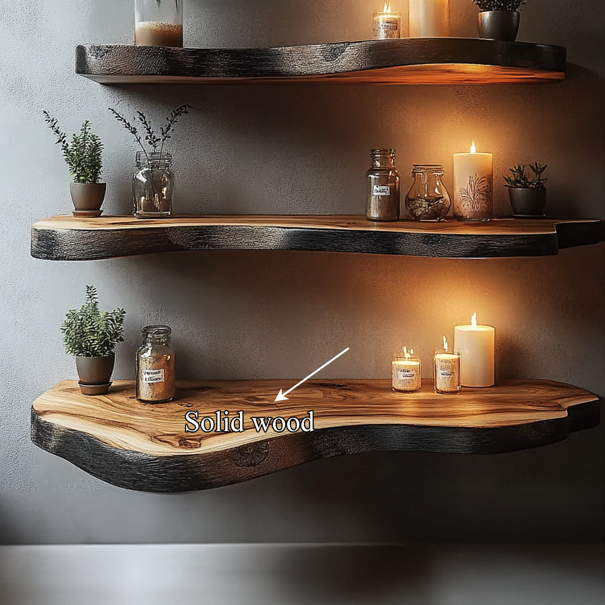 Chic Storage Wall Shelf