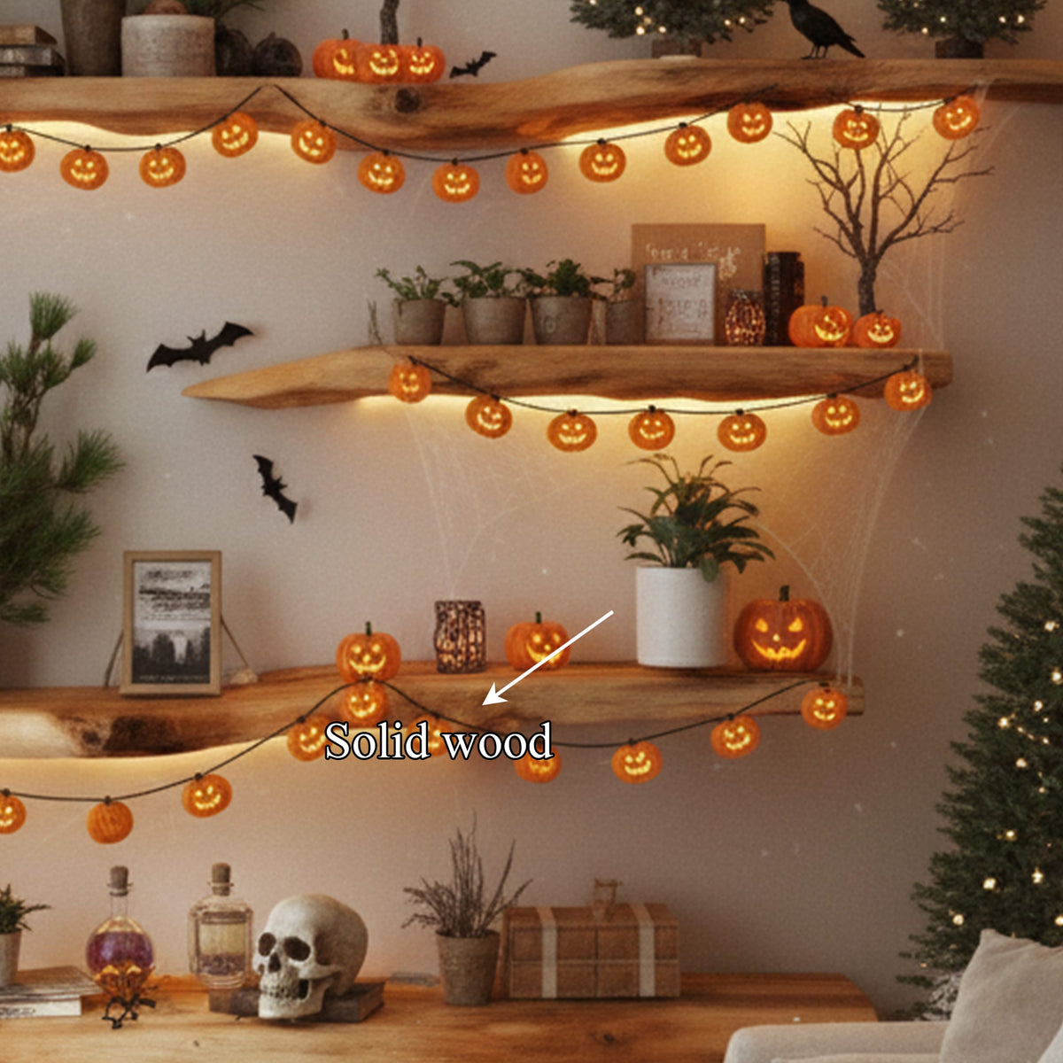 Floating Spooky Wall Shelf
