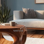 Mid Century Artistic Solid Coffee Table