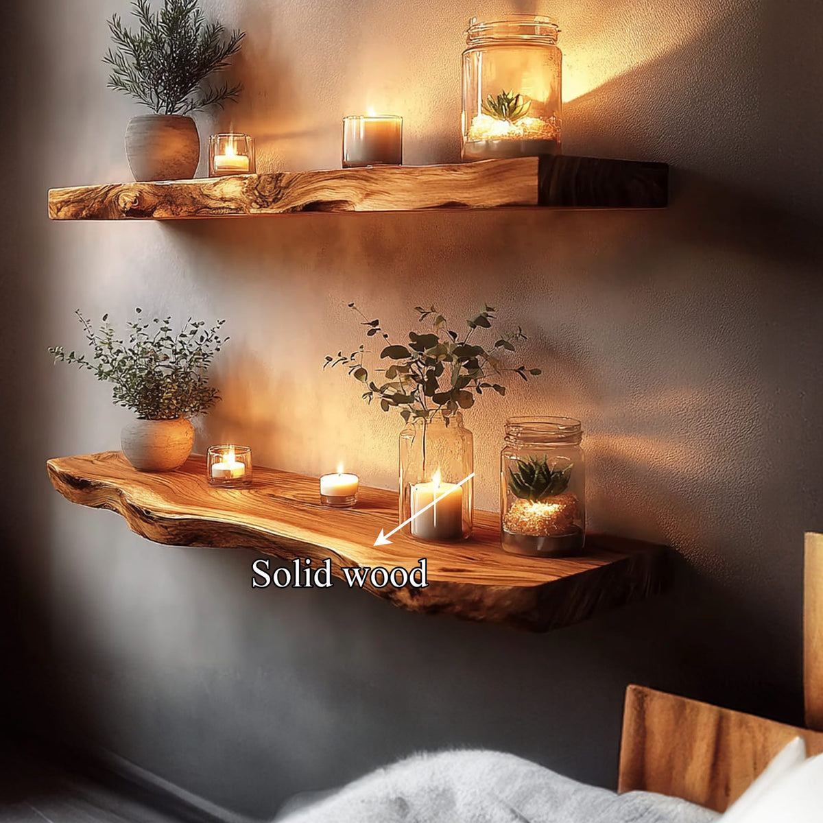 Solid Accents Floating Shelf