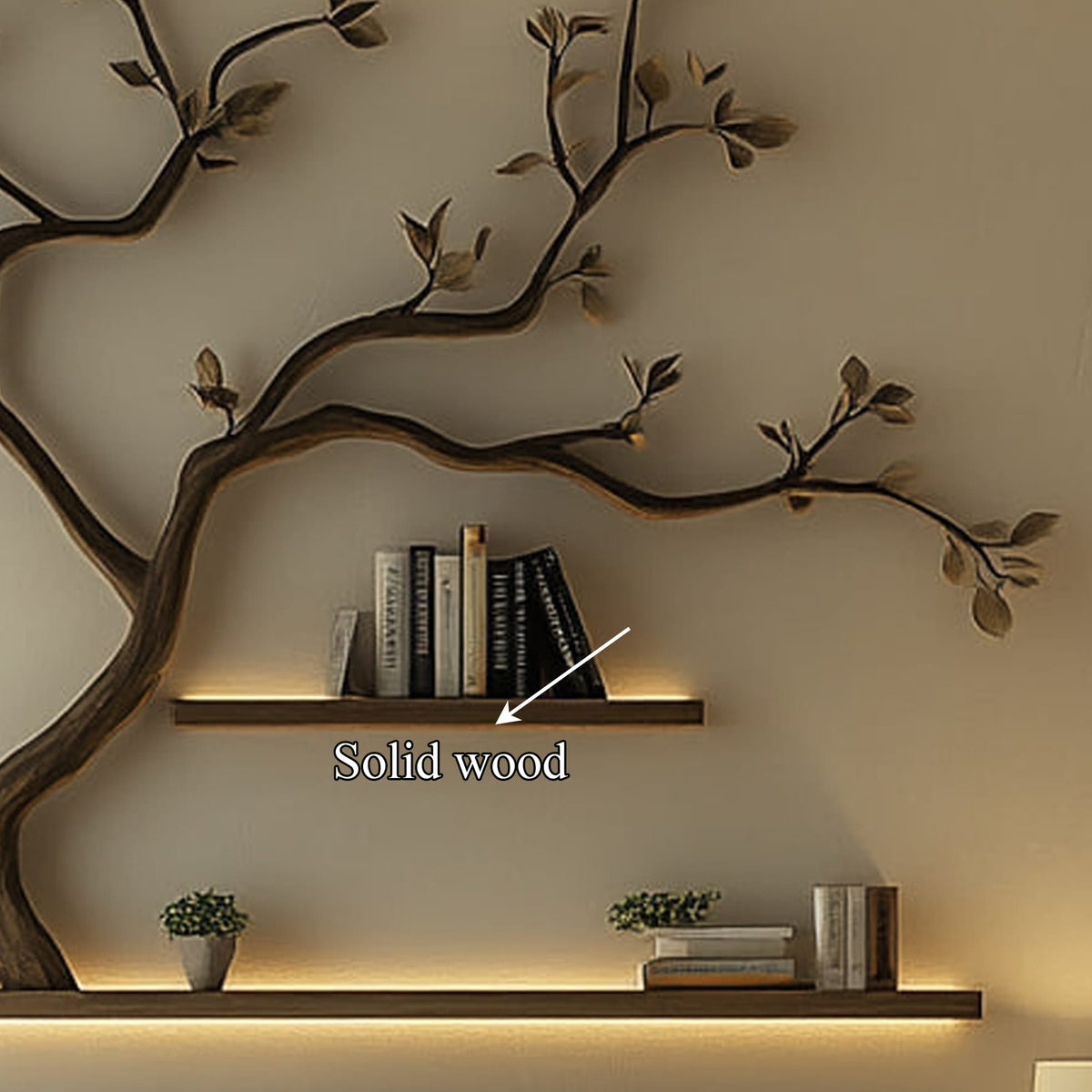Mid Century Sculptural Bookshelf