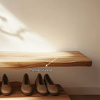 Solid Mudroom Bench