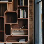 Mid Century Organic Unit Bookshelf