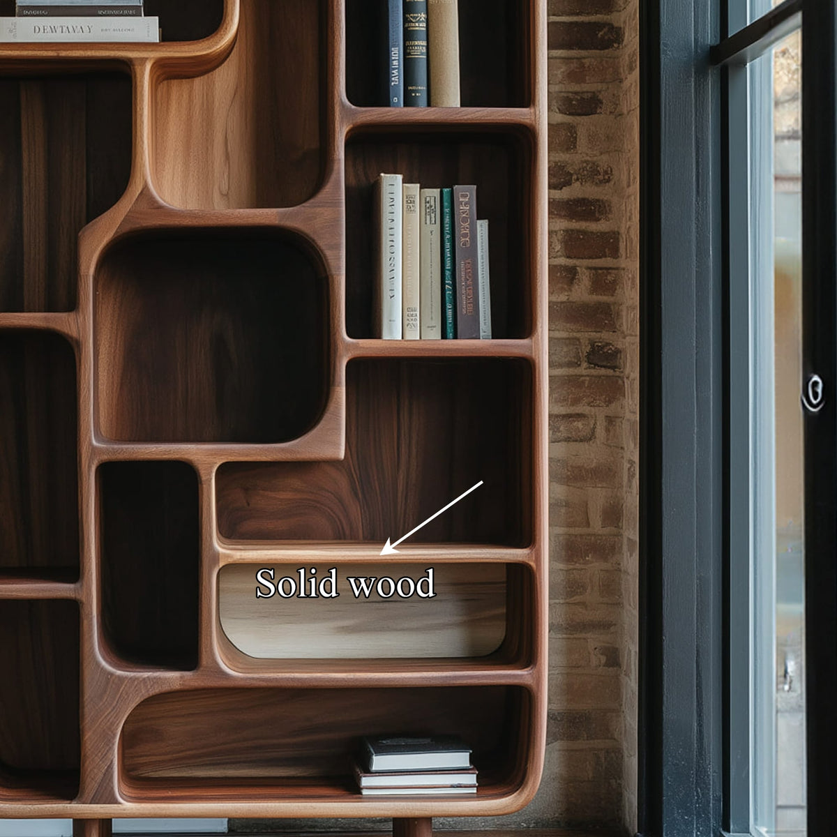 Mid Century Organic Unit Bookshelf
