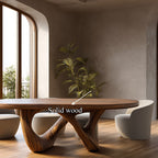 Mid Century Solid Timber Dining Table Kitchen, solid wood, built to order