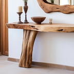 Handcrafted Console Table, solid wood, built to order