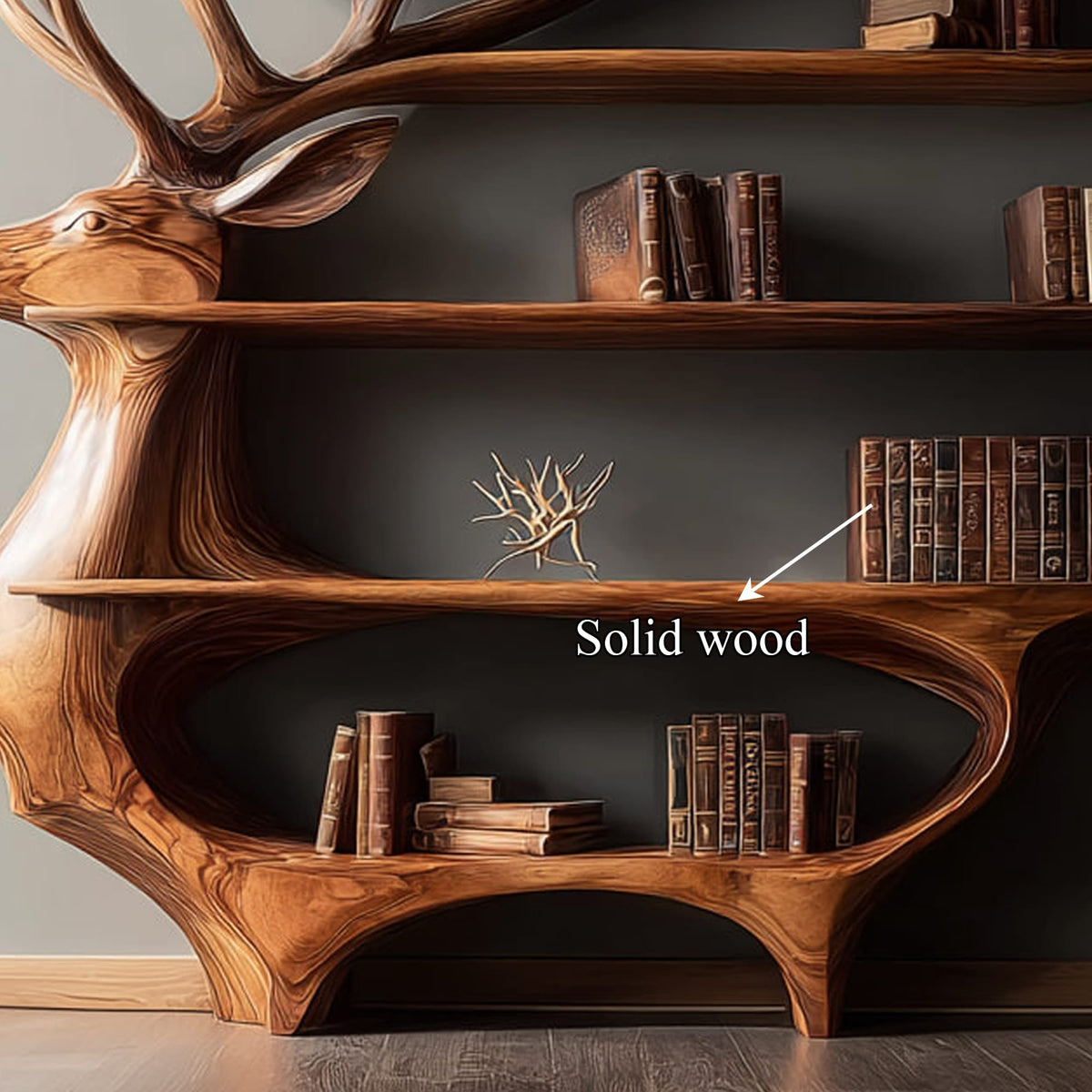 Deer Shaped Wall Shelf