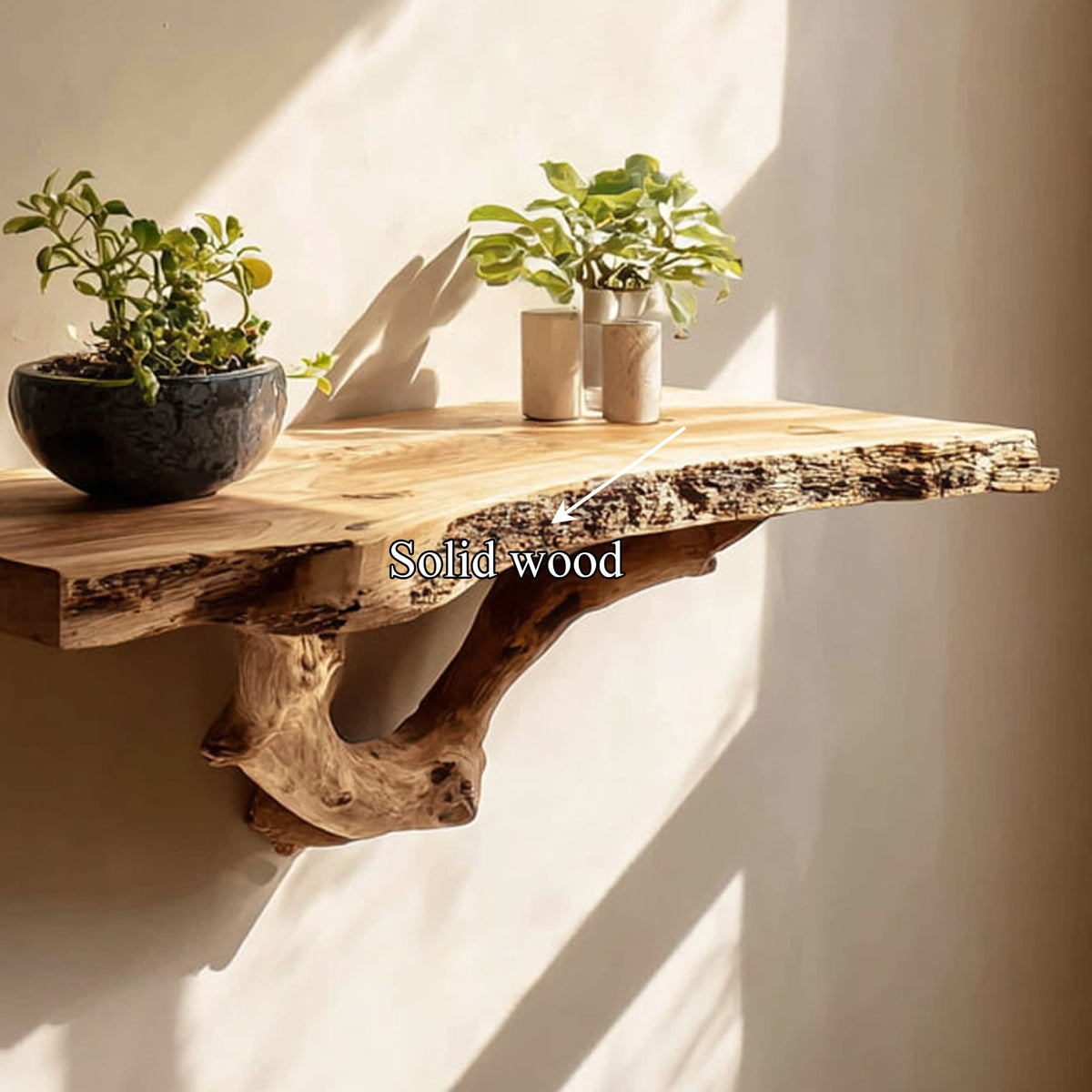Solid Organizer Floating Shelf