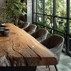 Live Edge Contemporary Dining Table