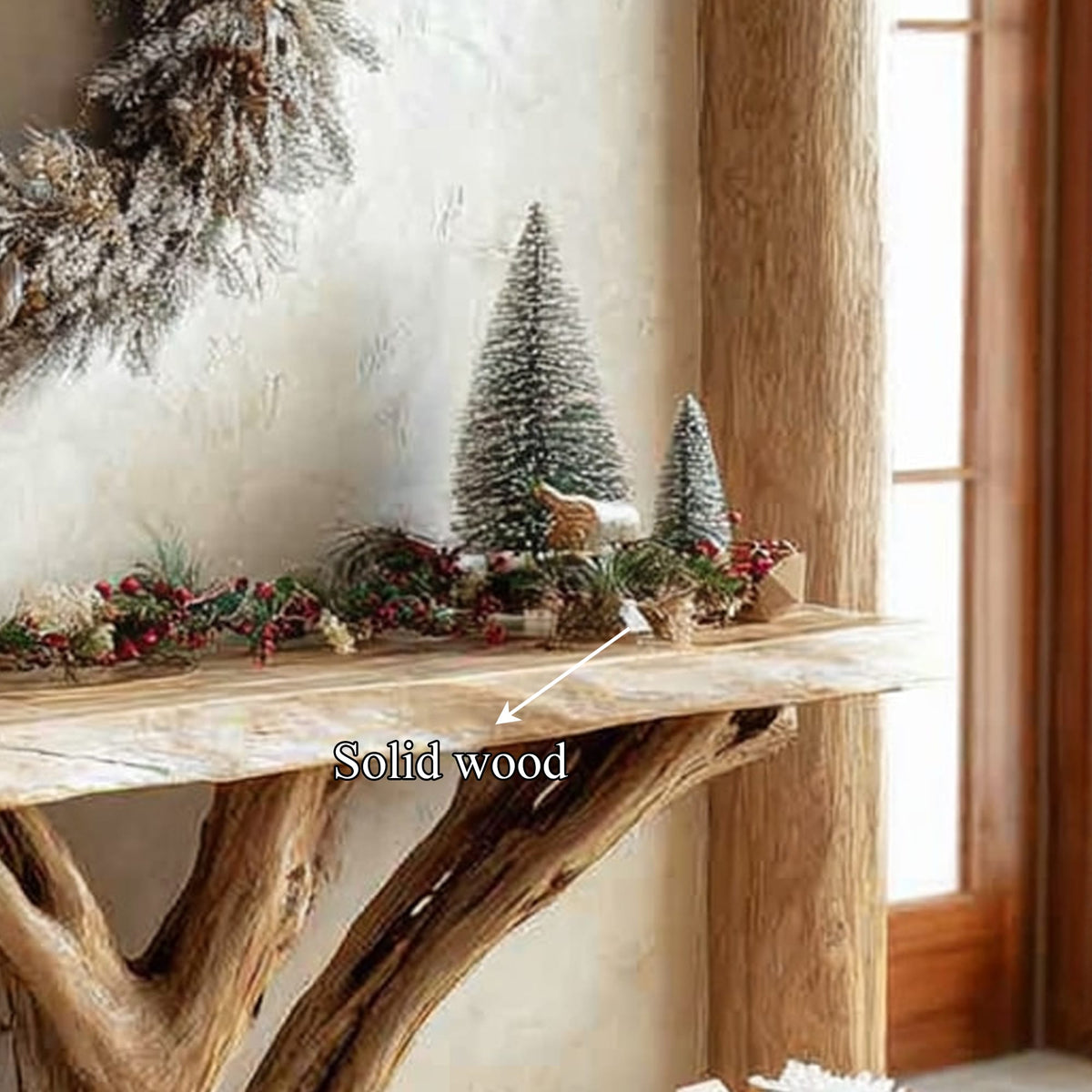 Solid Entry Console Table