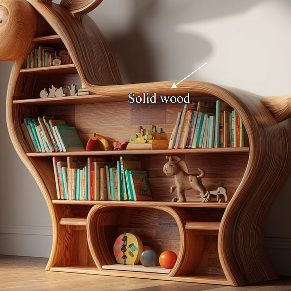 Deer Shaped Bookshelf