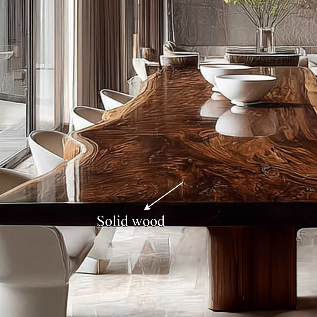Solid Slab Dining Table