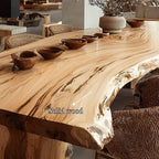 Live Edge Open Dining Table