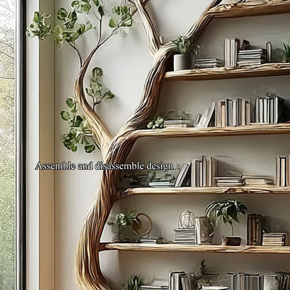 Floating Organizer Modern Bookshelf
