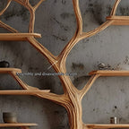 Modern Tree Bookshelf