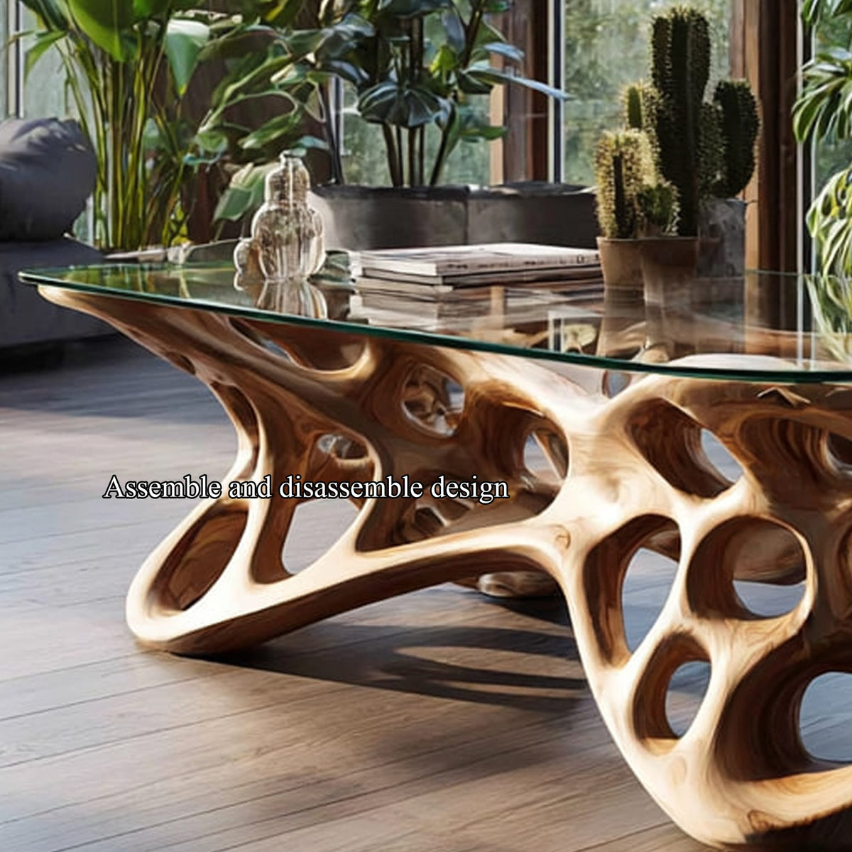 Mid Century Artistic Coffee Table