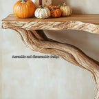 Solid Root Live Edge Console Table