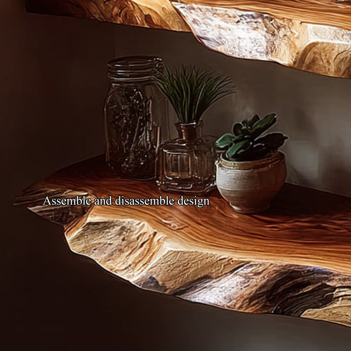 Candle Display Floating Shelf