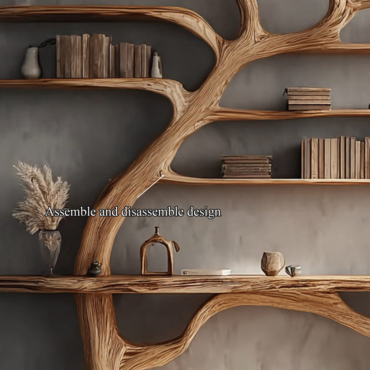 Solid Tree Console Table