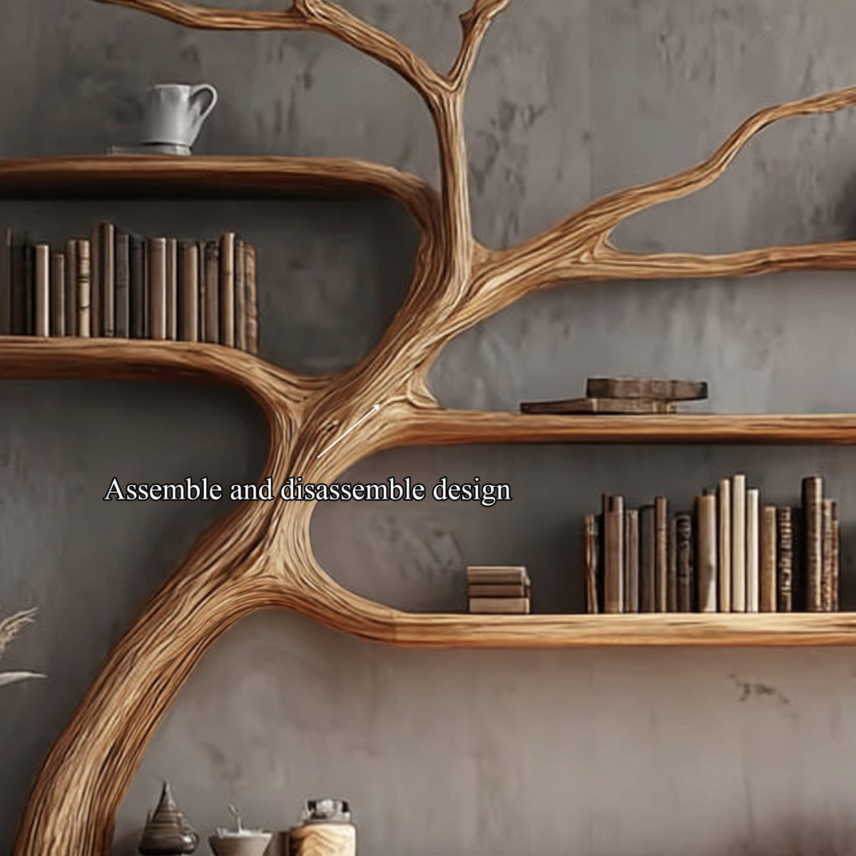 Sculpted Tree Console Table