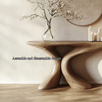 Sculptural Welcome Console Table