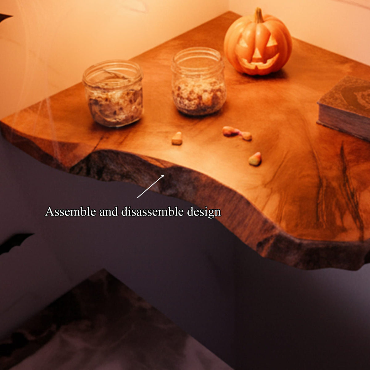 Floating Gothic Wall Shelf