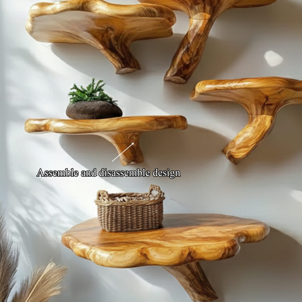 Modern Gothic Mid Century Floating Shelf