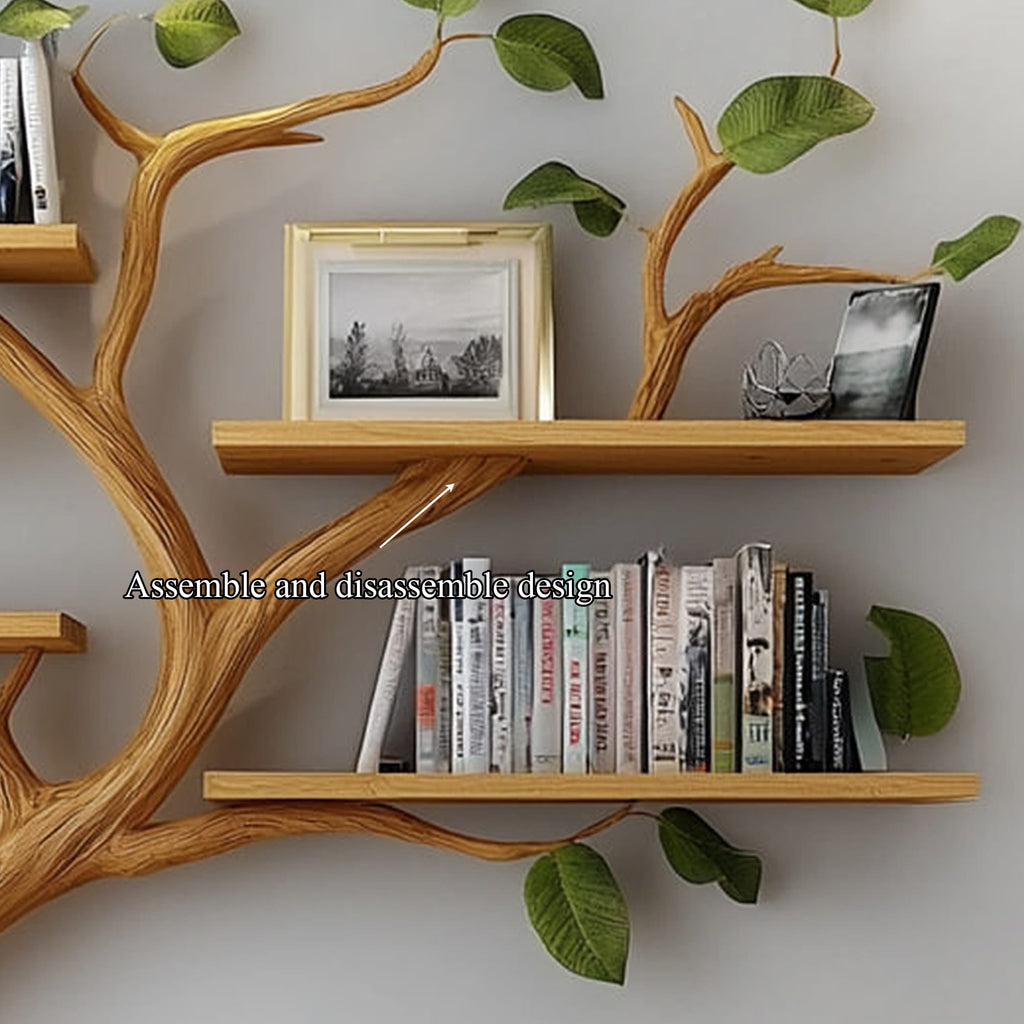 Mid Century Hanging Floating Shelf