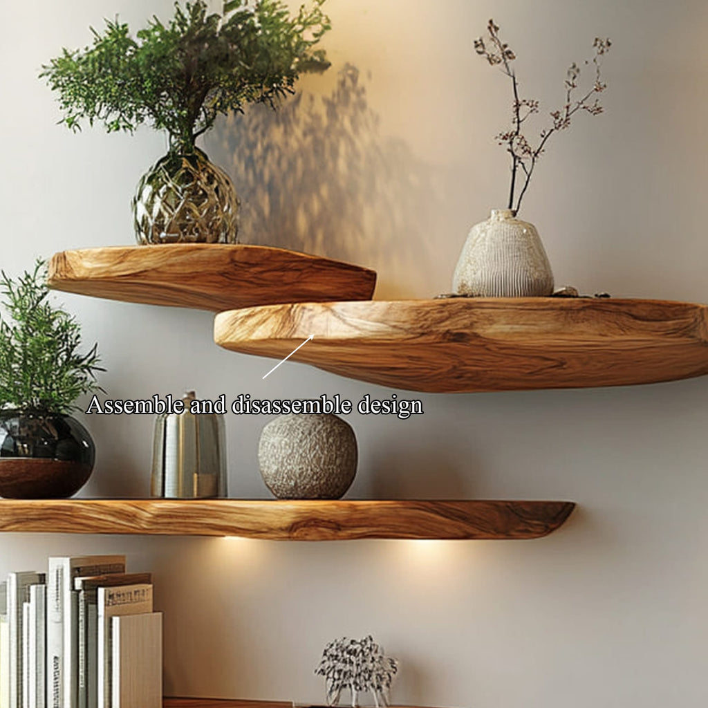 Live Edge Wall Shelf