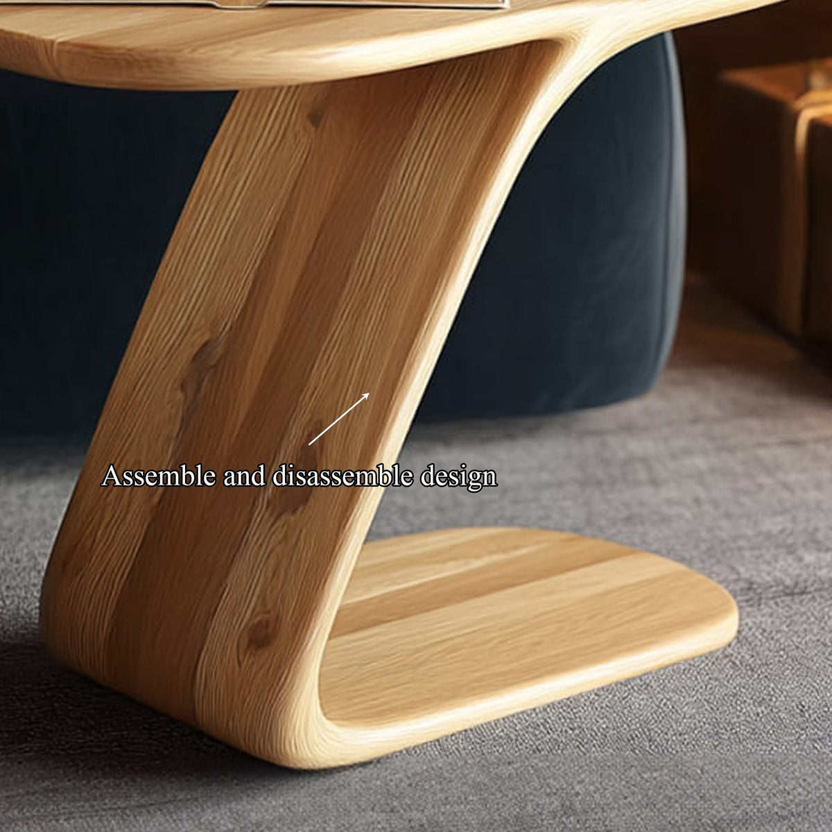 Organic Side Minimal Nightstand